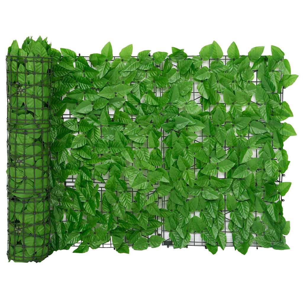 Rõdupiirde kate, rohelised lehed, 200 x 75 cm