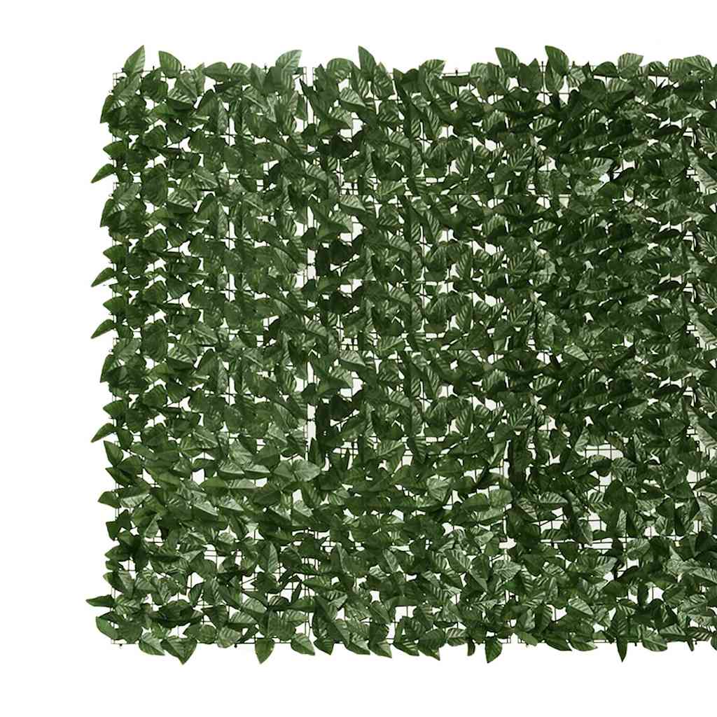 Rõdupiirde kate, tumerohelised lehed, 300 x 150 cm