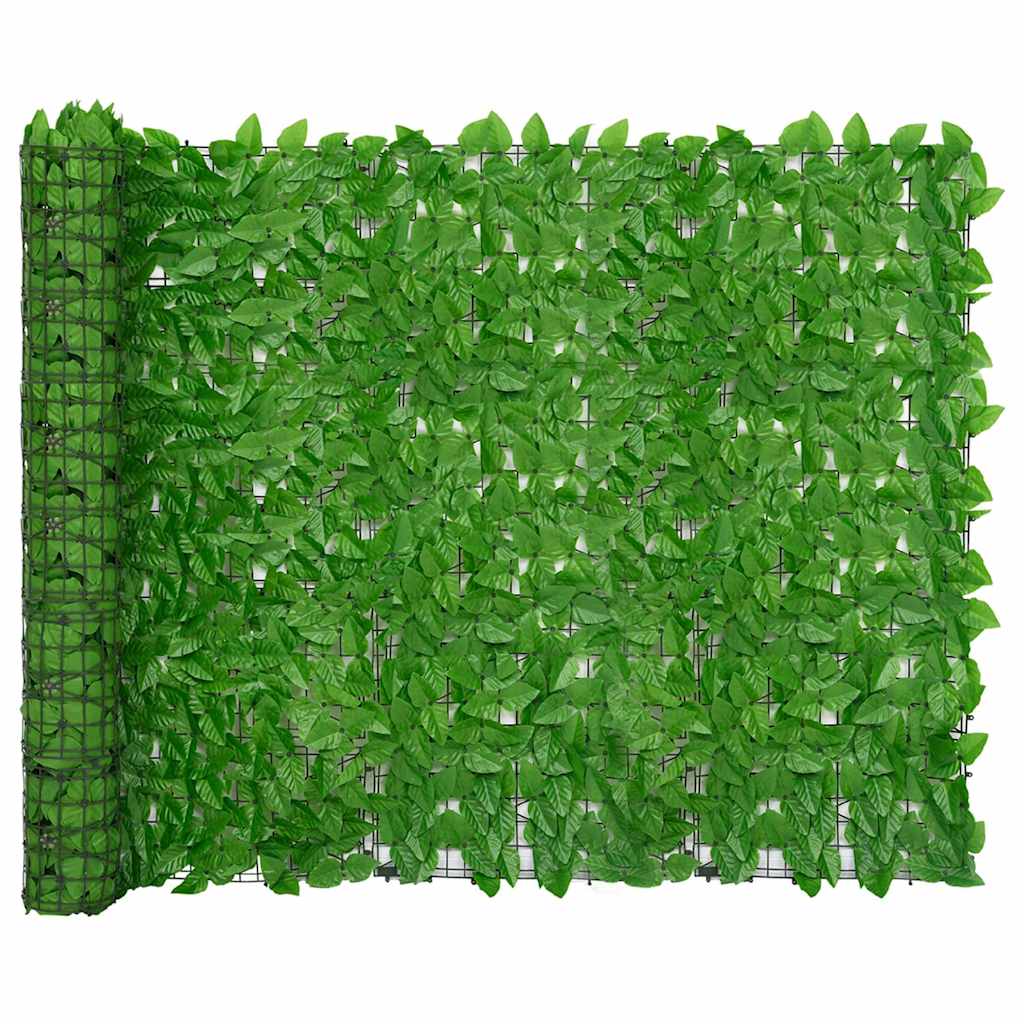 Rõdupiirde kate, roheline lehed, 300x150 cm