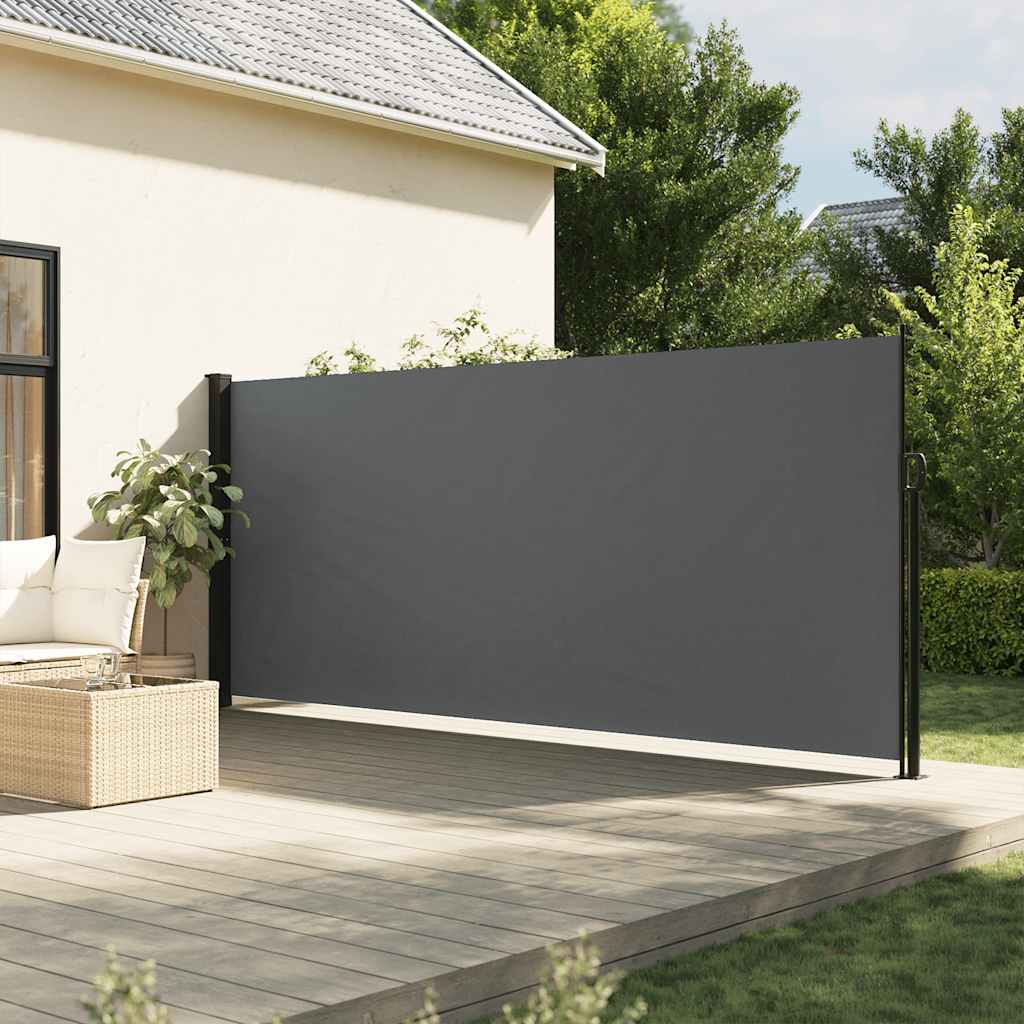 Väljatõmmatav külgmarkiis, antratsiithall, 180 x 300 cm