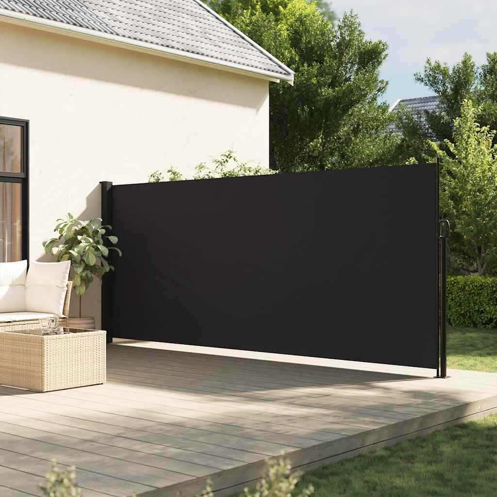 Lahtitõmmatav külgsein, 160x500 cm, must