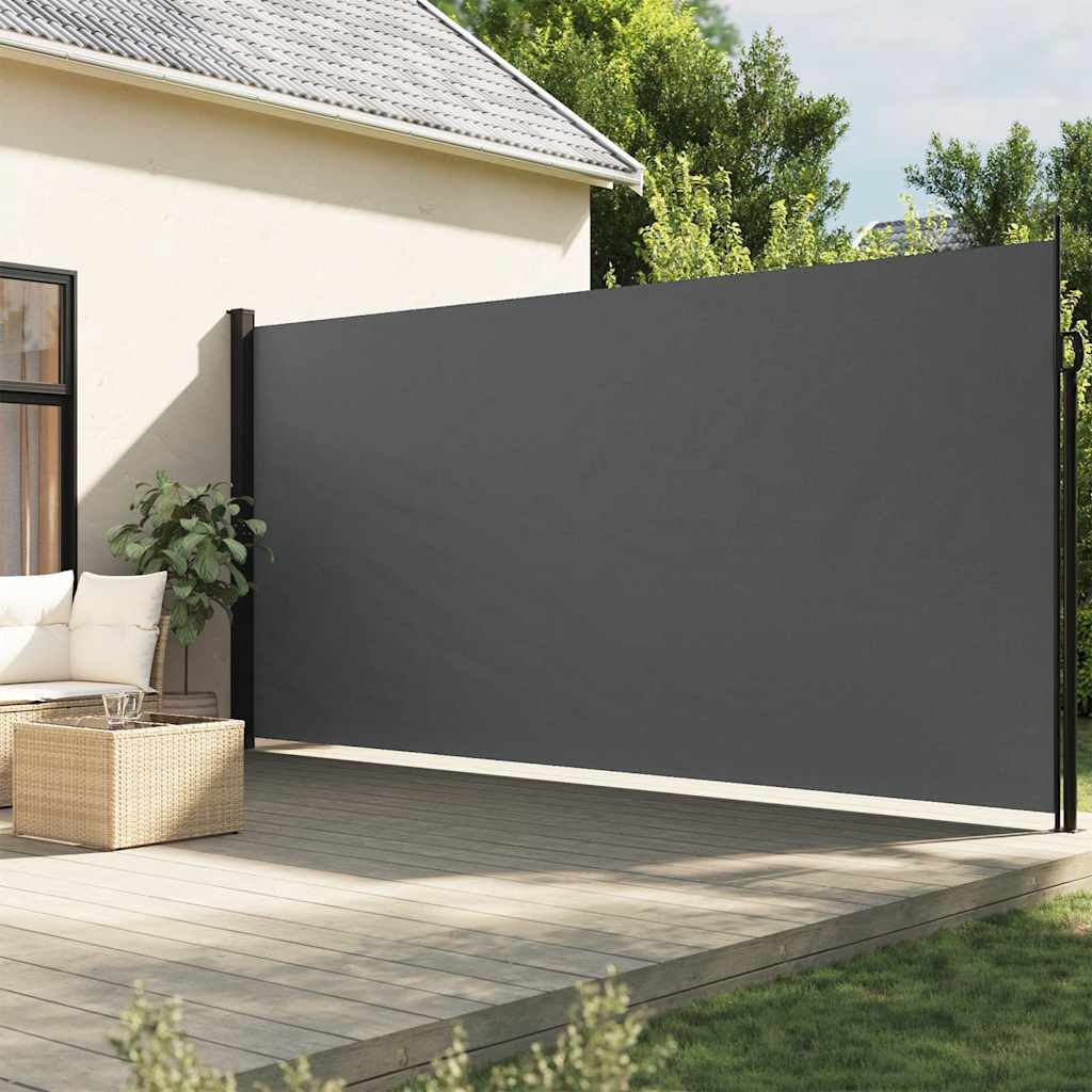 Lahtitõmmatav külgsein, antratsiithall, 200 x 500 cm