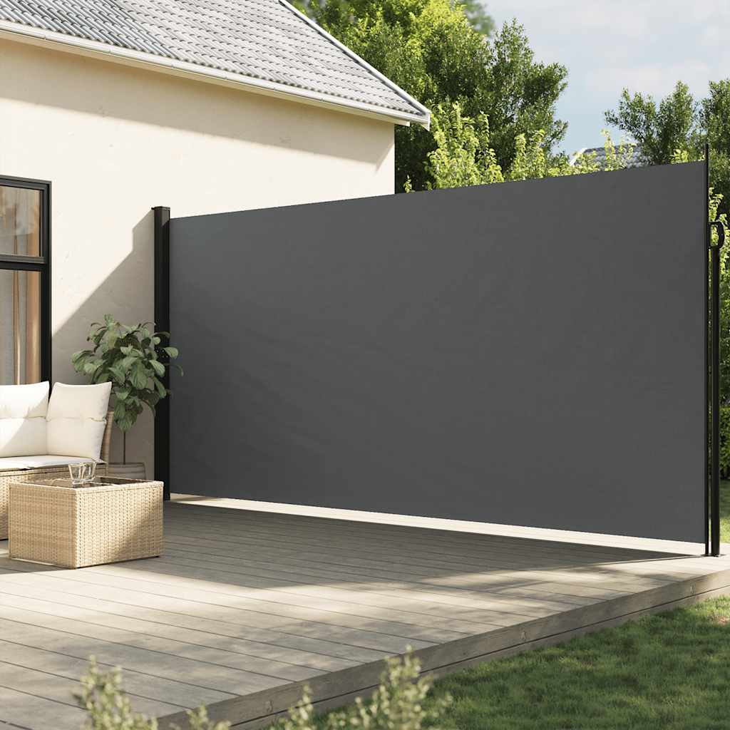 Lahtitõmmatav külgsein, antratsiithall, 220 x 500 cm
