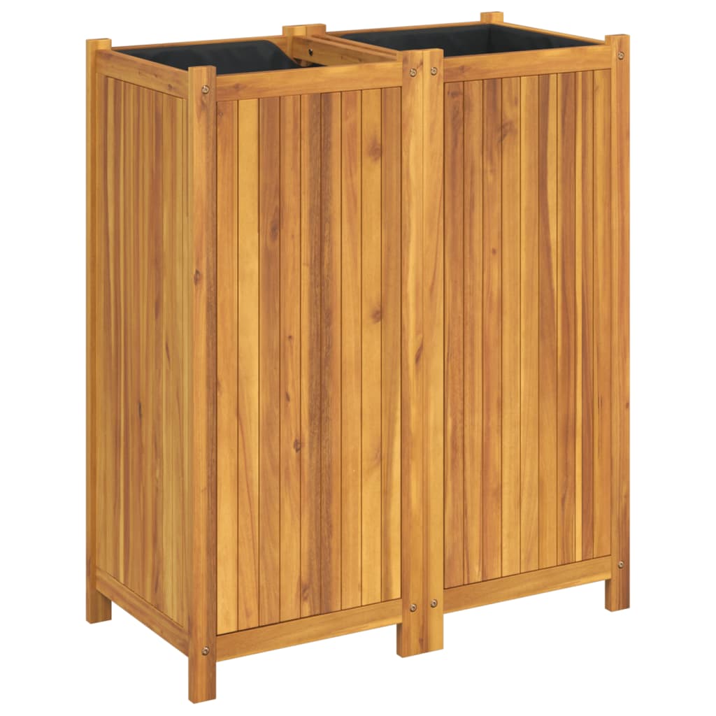 Voodriga taimelava, 84x42x100 cm, akaatsiapuit