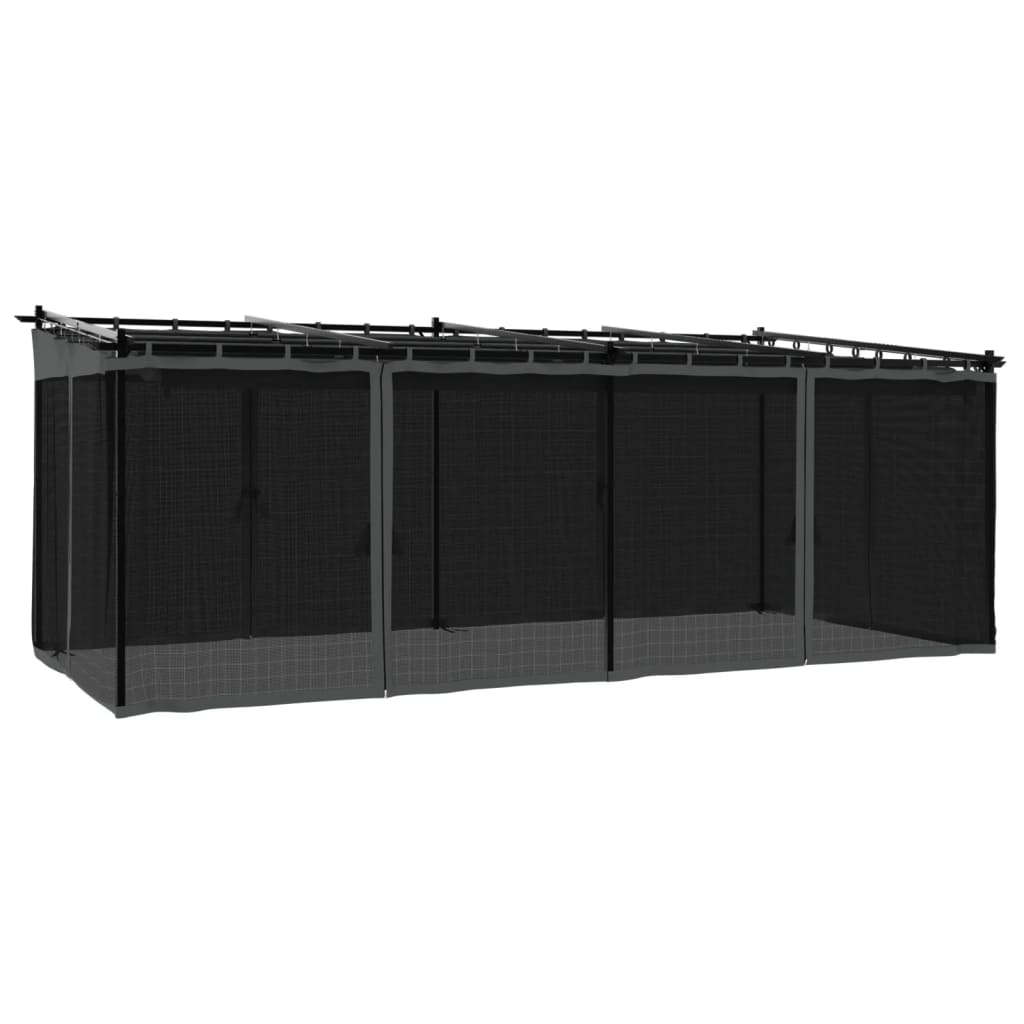 Võrkseintega paviljon, antratsiithall, 6x3 m, teras