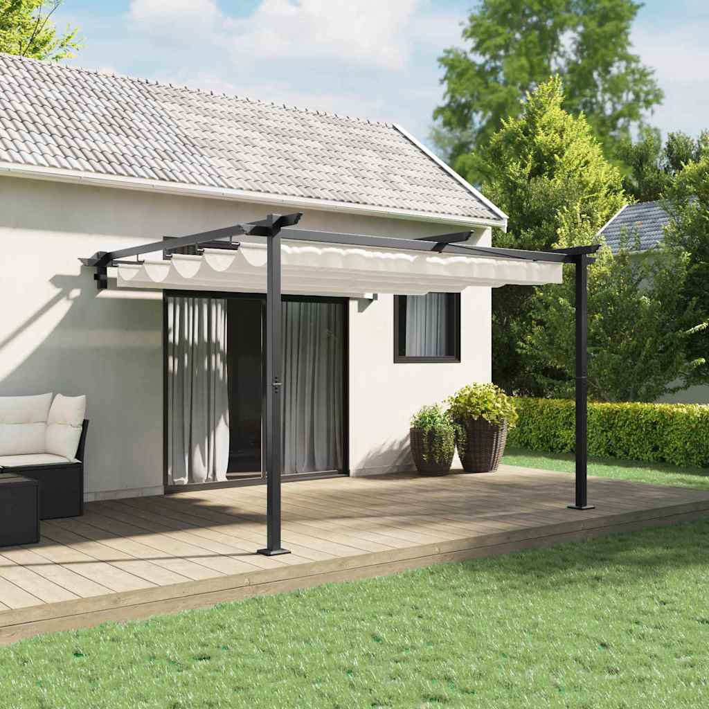 Paviljon 300 x 300 x 200 cm Kreemjas Polüester