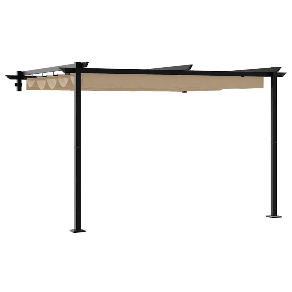 Paviljon 300 x 300 x 200 cm Pruunikashall Polüester