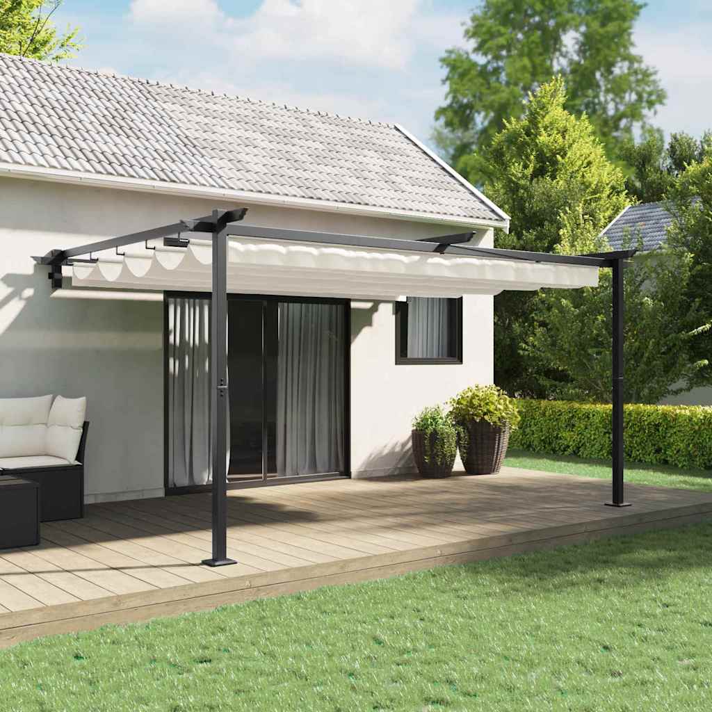 Paviljon 400 x 300 x 200 cm Kreemjas Polüester
