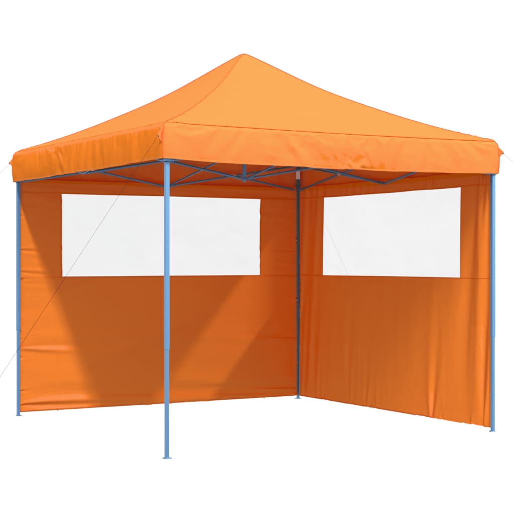 Kokkupandav pop-up peotelk 2 külgseinaga, oranž