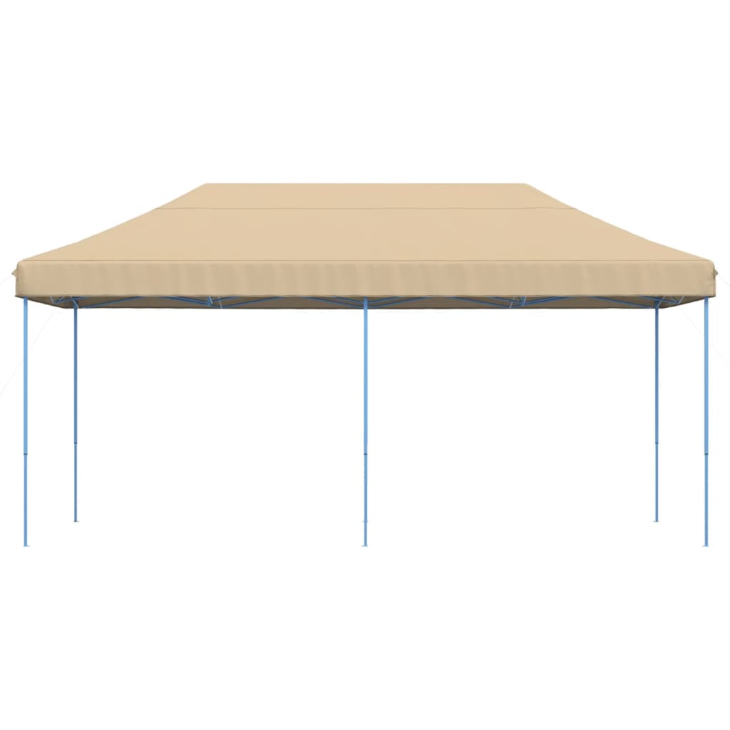 Kokkupandav pop-up peotelk, beež, 580x292x315 cm