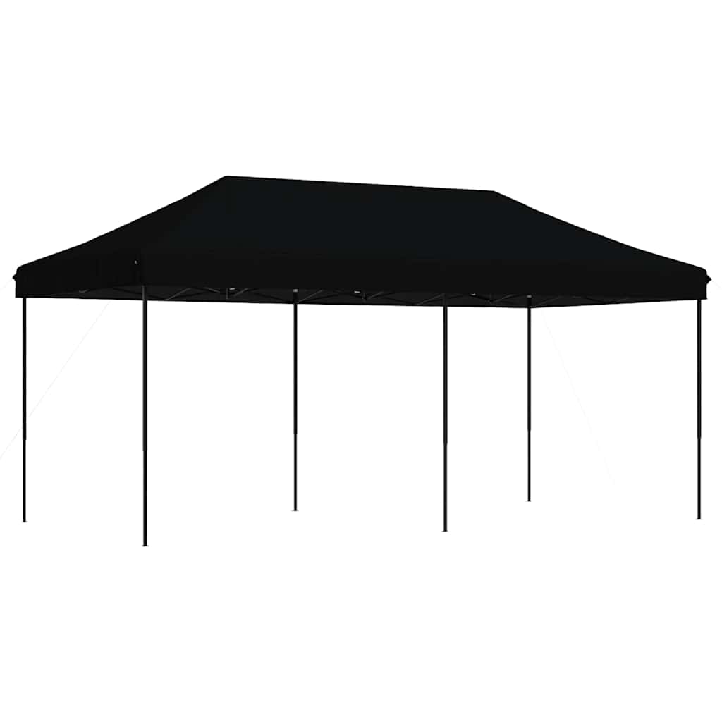Kokkupandav pop-up peotelk, must, 580x292x315 cm