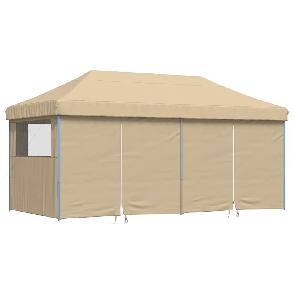 Kokkupandav pop-up peotelk 4 külgseinaga, beež