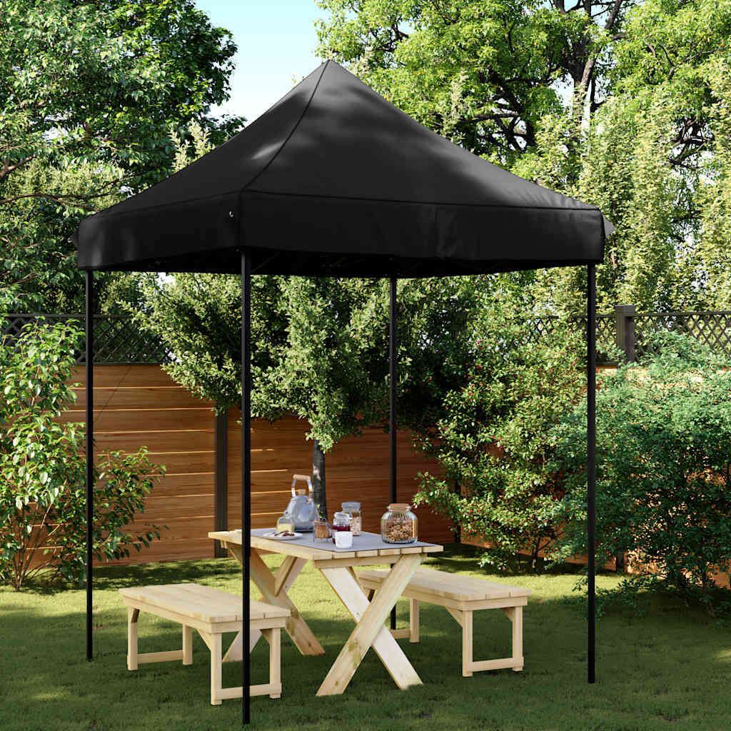 Kokkupandav pop-up peotelk, must, 200 x 200 x 306 cm