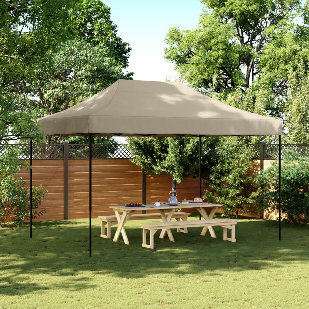 Kokkupandav pop-up peotelk, pruunikashall, 410x279x315 cm