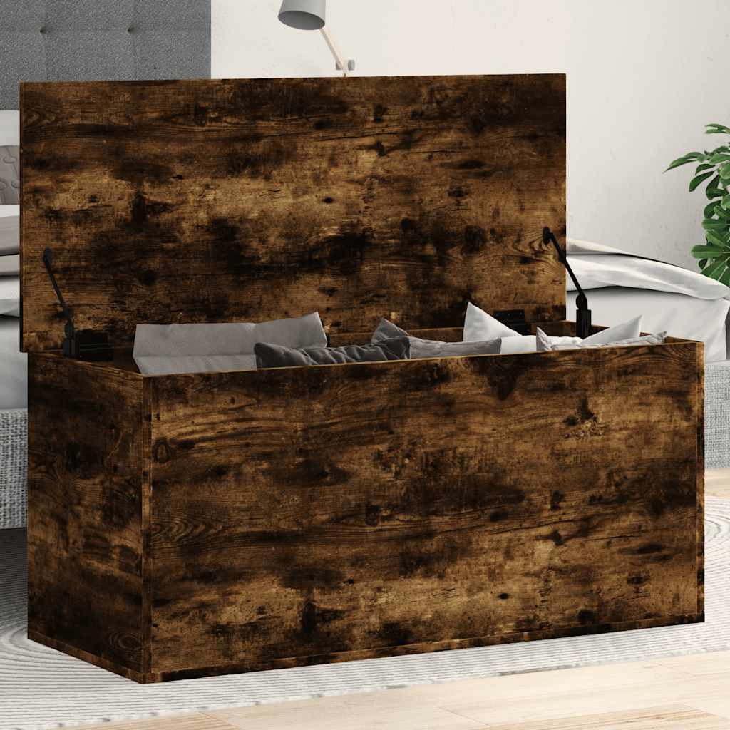 Hoiukast, suitsutatud tamm, 100x42x46 cm, tehispuit