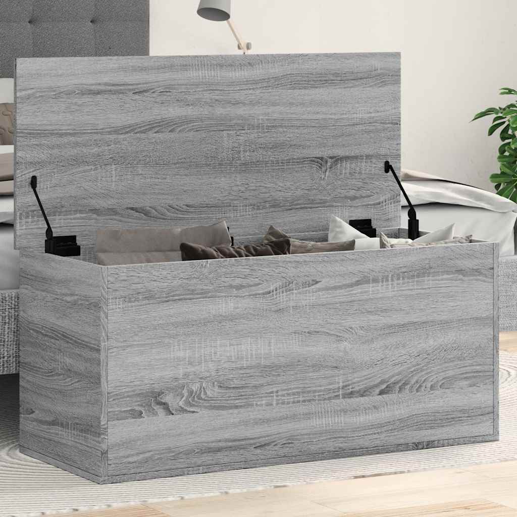 Hoiukast, hall Sonoma tamm, 100x42x46 cm, tehispuit