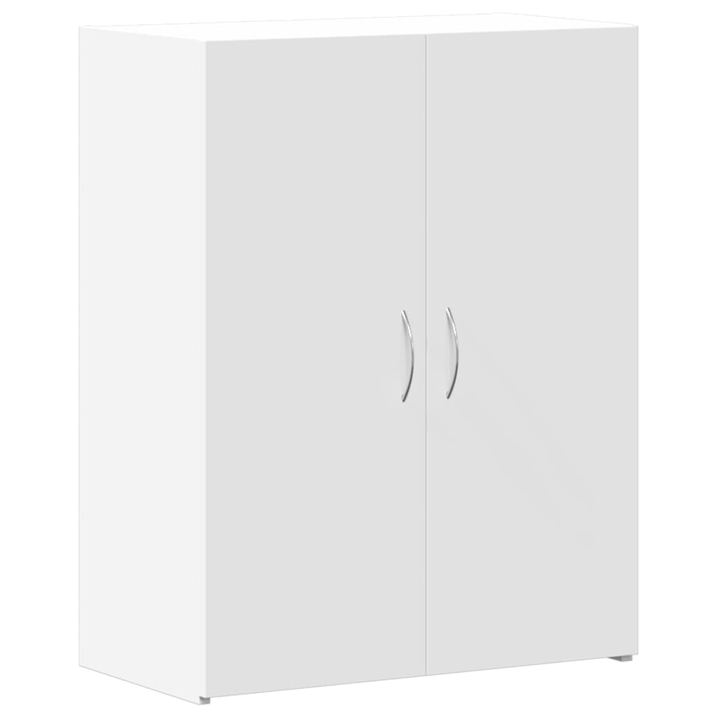 Dokumendikapp, valge, 60 x 32 x 77,5 cm, tehispuit