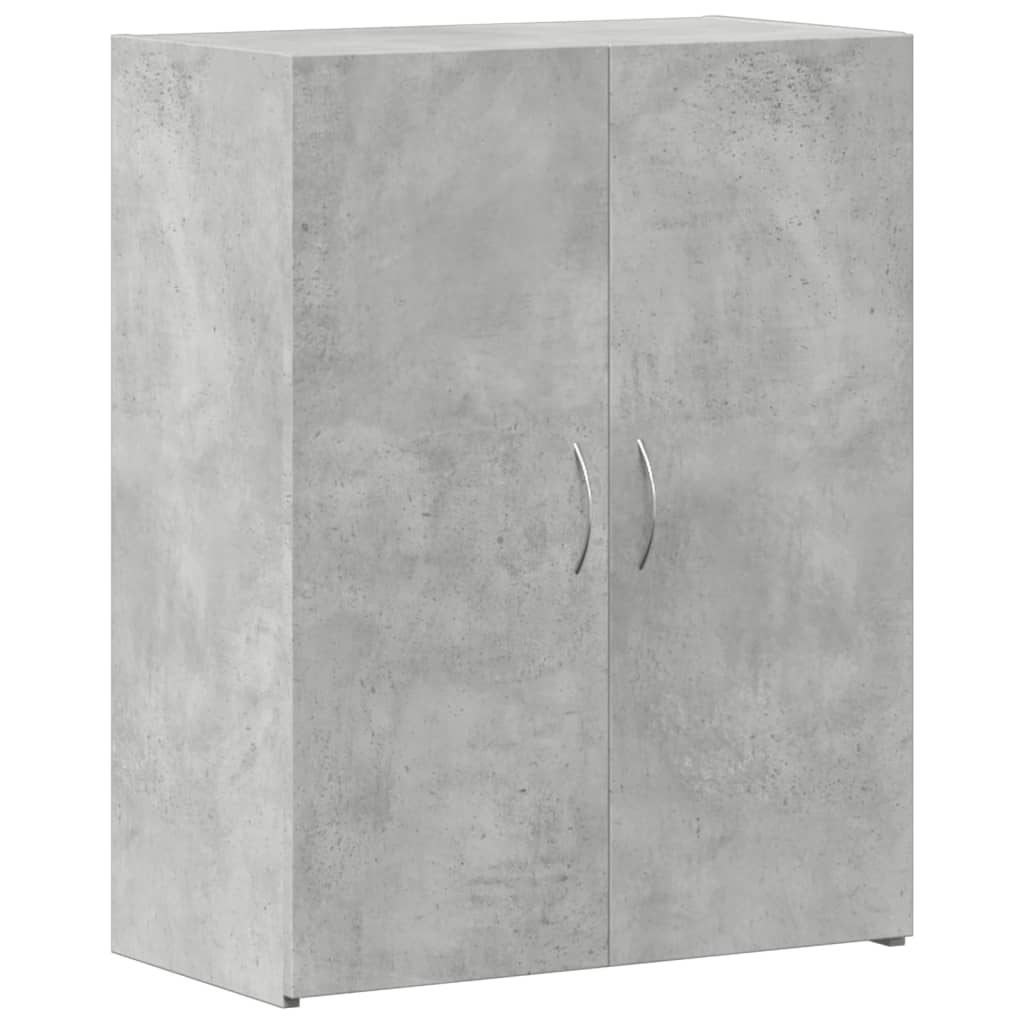 Dokumendikapp, betoonhall, 60x32x77,5 cm, tehispuit