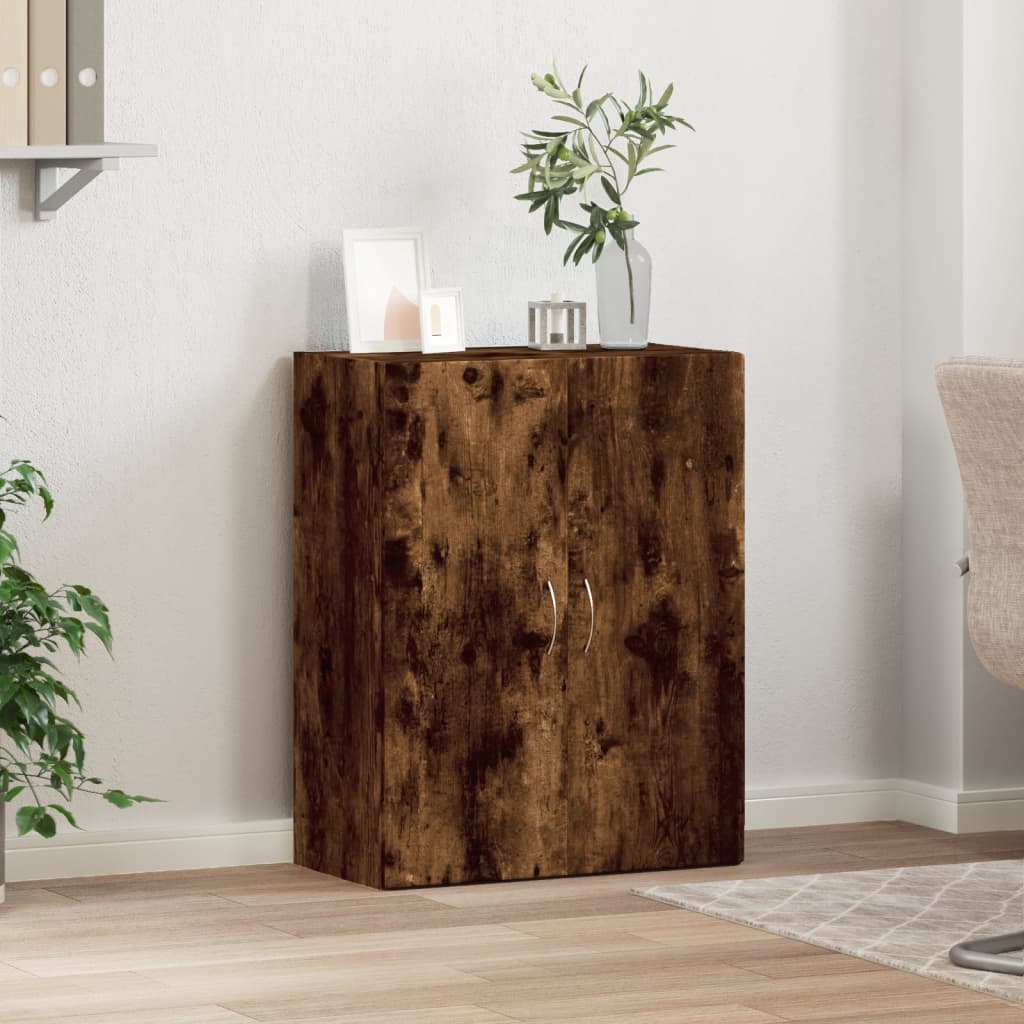 Dokumendikapp, suitsutatud tamm, 60x32x77,5 cm, tehispuit