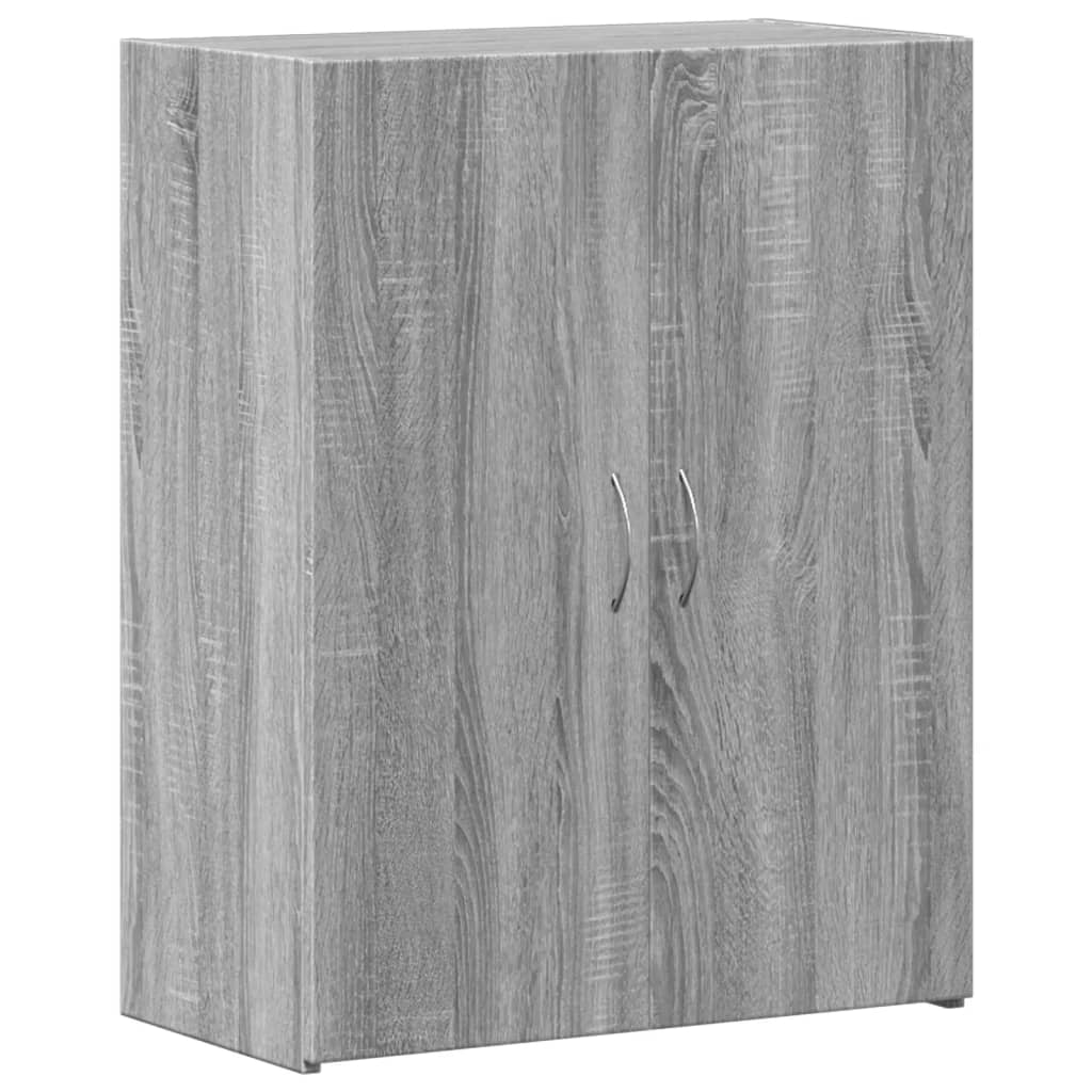 Dokumendikapp, hall sonoma, 60x32x77,5 cm, tehispuit