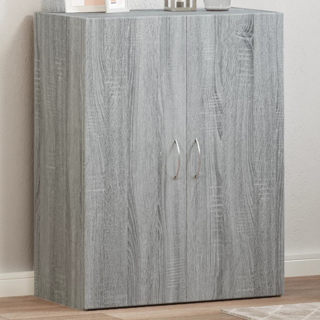 Dokumendikapp, hall sonoma, 60x32x77,5 cm, tehispuit