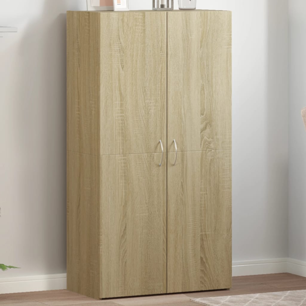 Dokumendikapp, Sonoma tamm, 60x32x115 cm, tehispuit