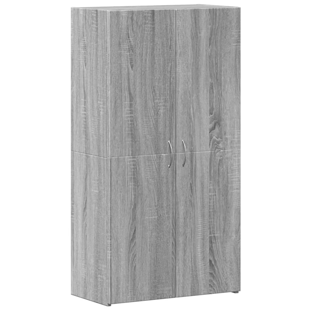 Dokumendikapp, hall sonoma, 60x32x115 cm, tehispuit