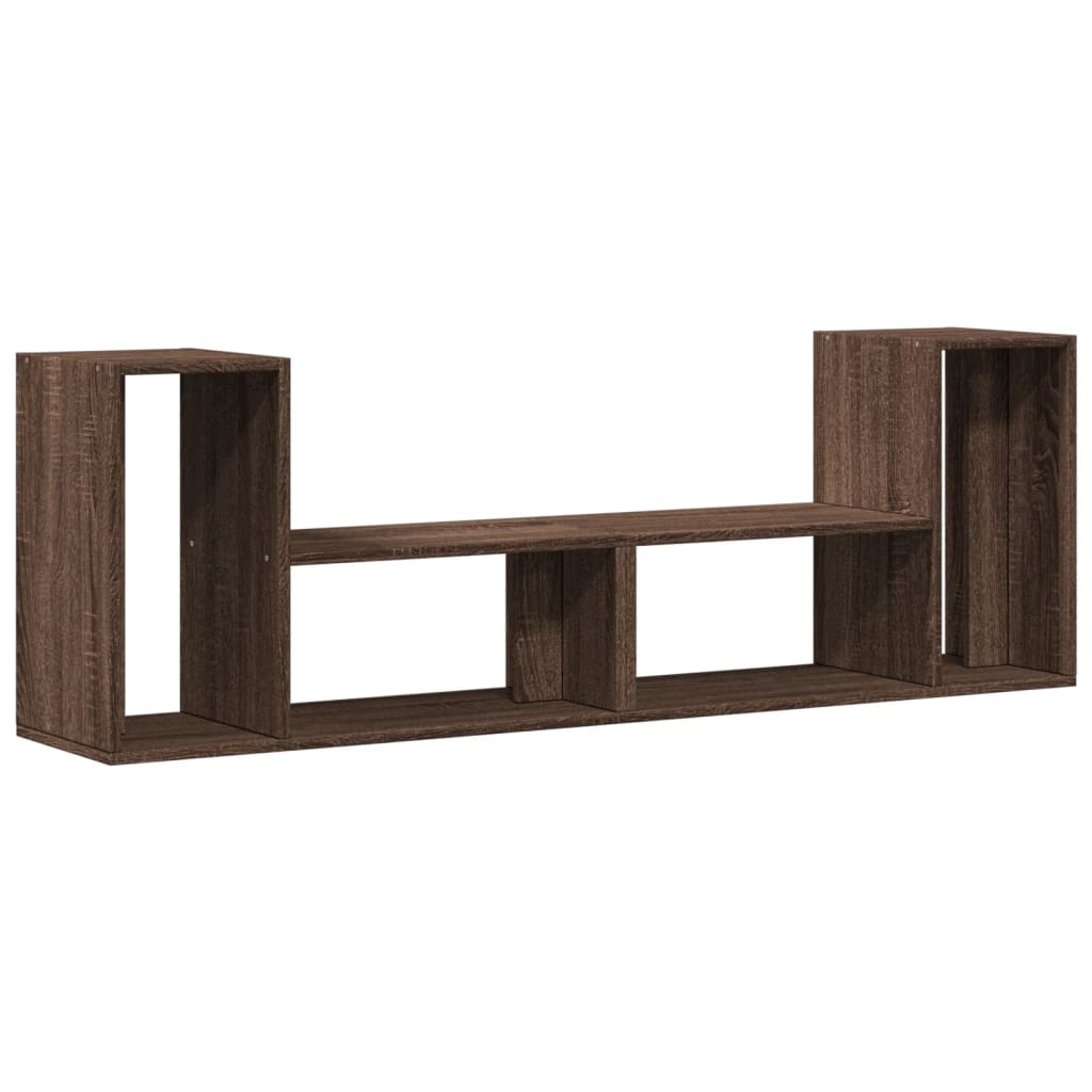 Telerikapid 2 tk, pruun tamm, 75x30x50 cm, tehispuit