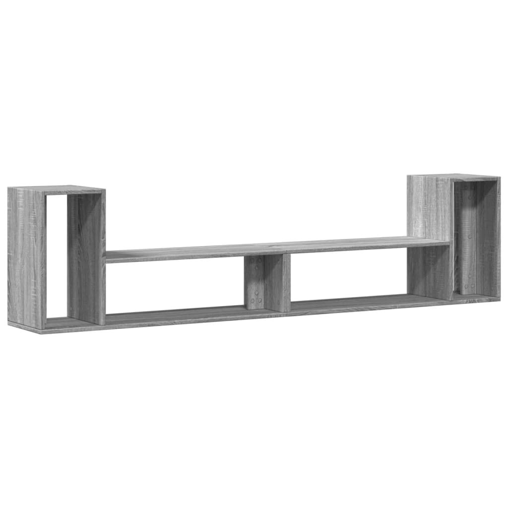 Telerikapid 2 tk, hall Sonoma tamm, 100 x 30 x 50 cm, tehispuit