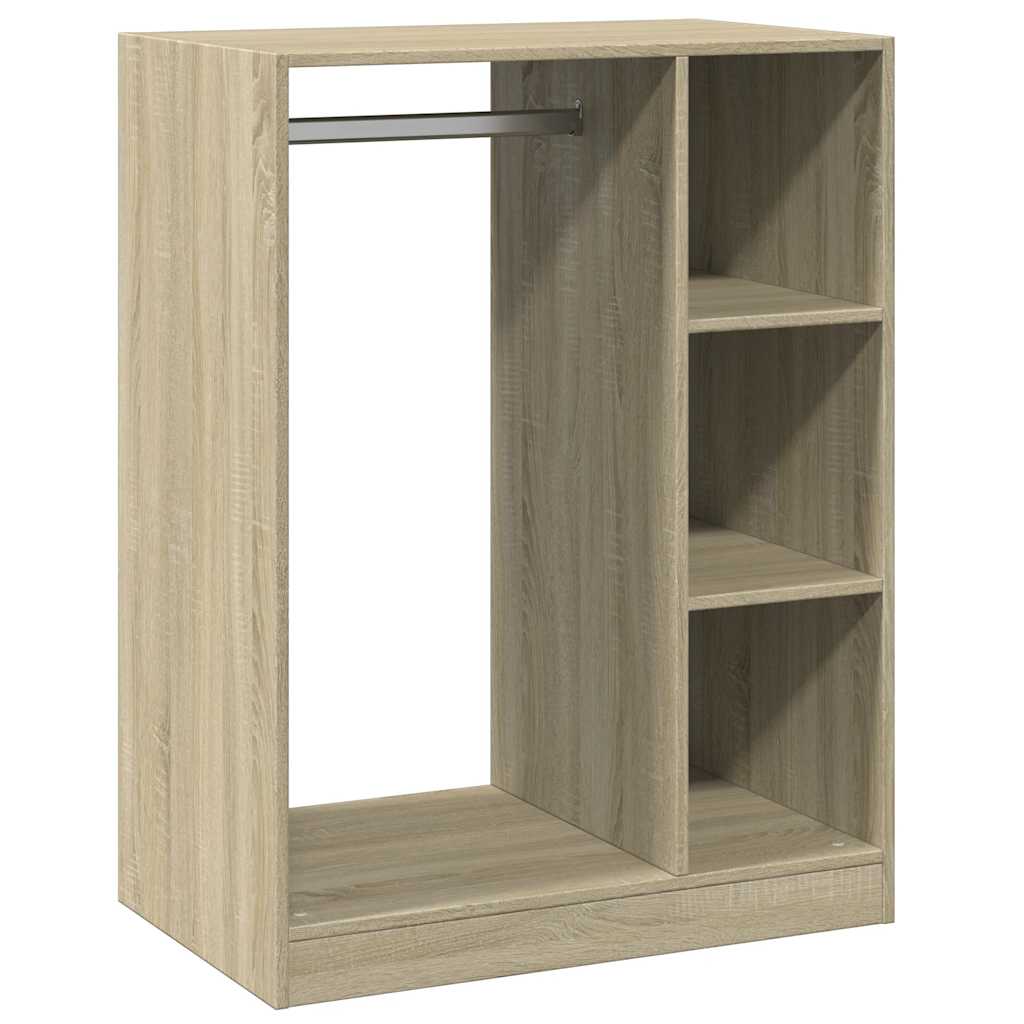 Riidekapp, Sonoma tamm, 77 x 48 x 102 cm, tehispuit