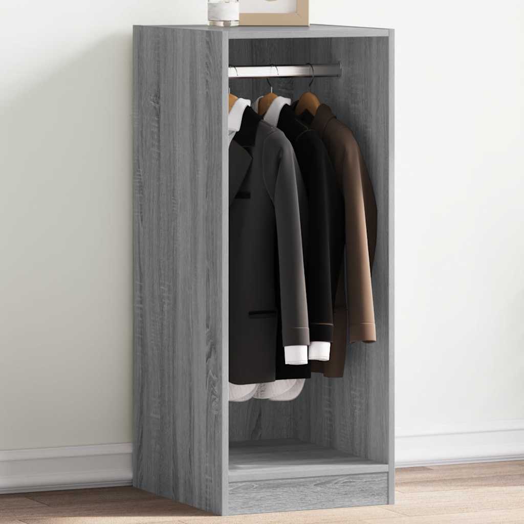 Riidekapp, hall Sonoma tamm, 48x41x102 cm, tehispuit