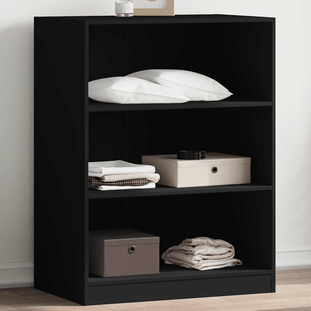 Riidekapp, must, 77 x 48 x 102 cm, tehispuit