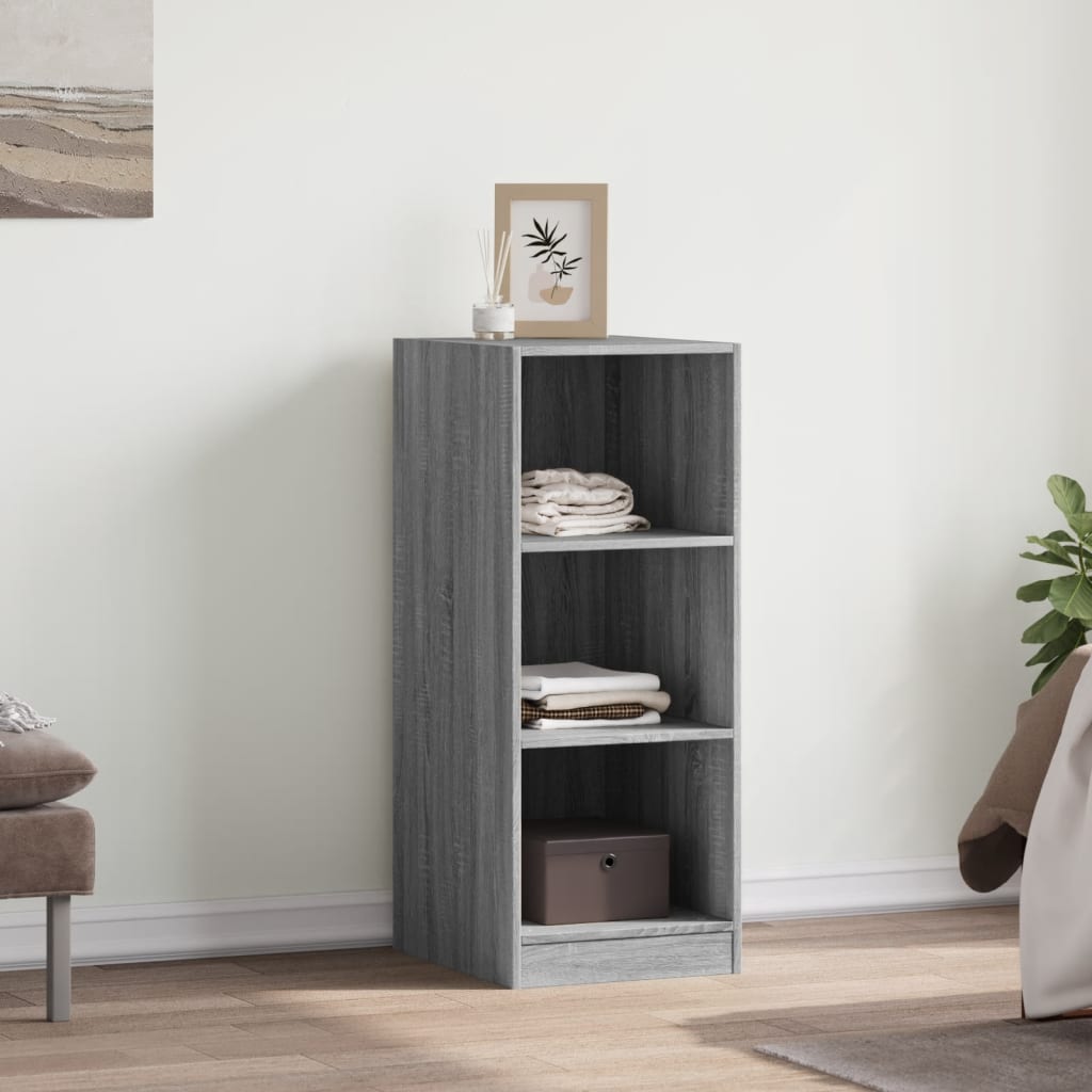 Riidekapp, hall Sonoma tamm, 48x41x102 cm, tehispuit