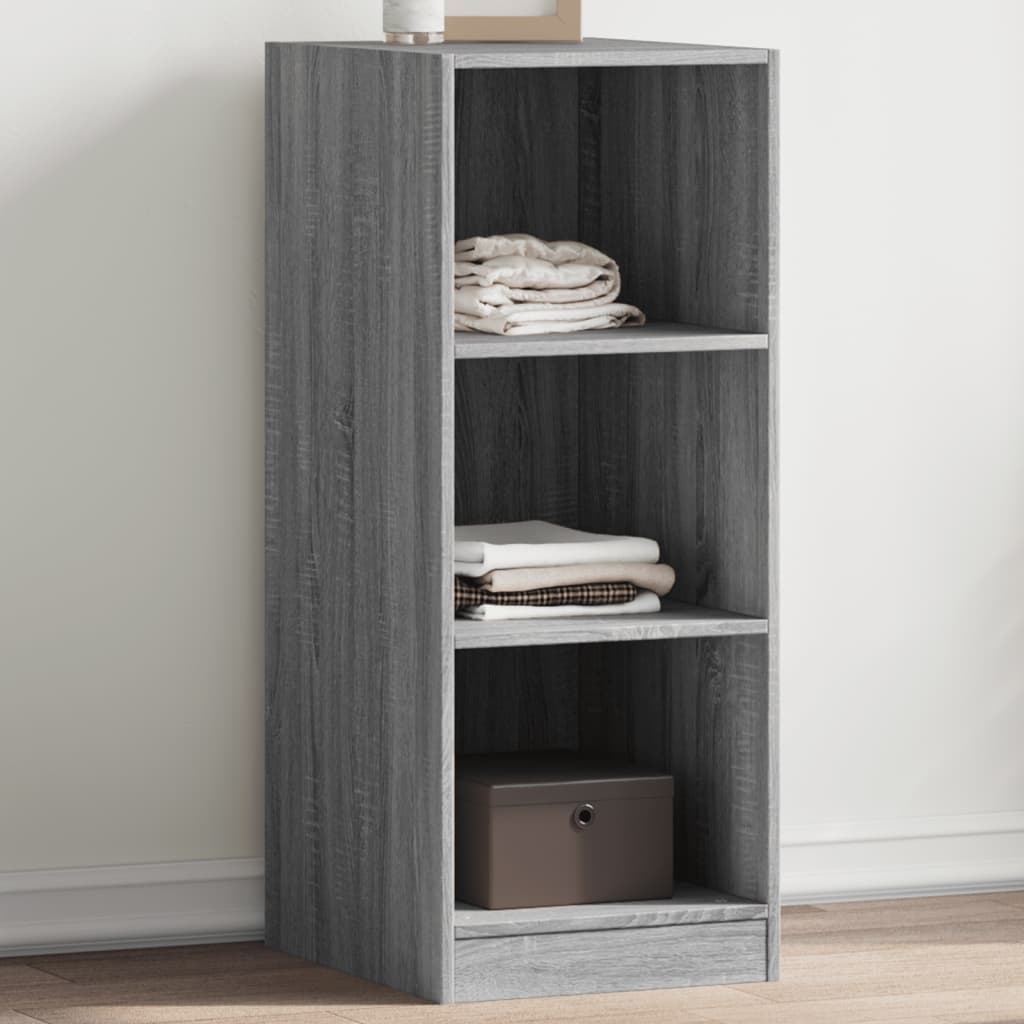 Riidekapp, hall Sonoma tamm, 48x41x102 cm, tehispuit