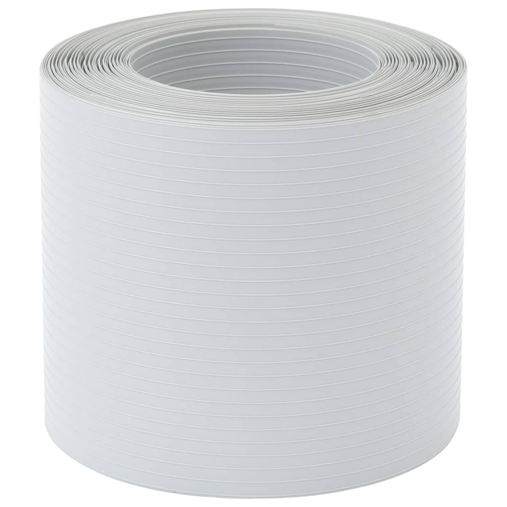Aia privaatsuskate 10 tk, helehall, 252,5 x 19 cm, PVC