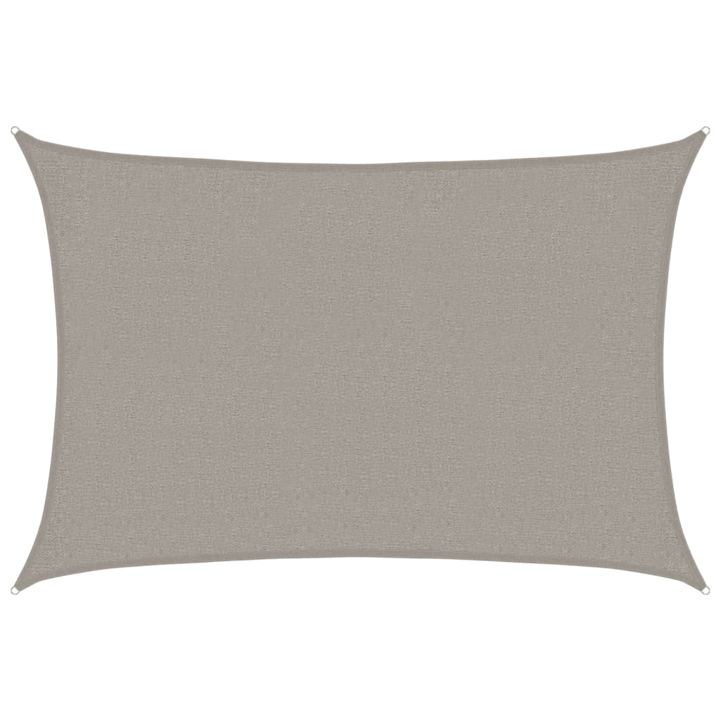 Päikesepuri 160 g/m² ristkülik, helehall, 2x2,5 m HDPE