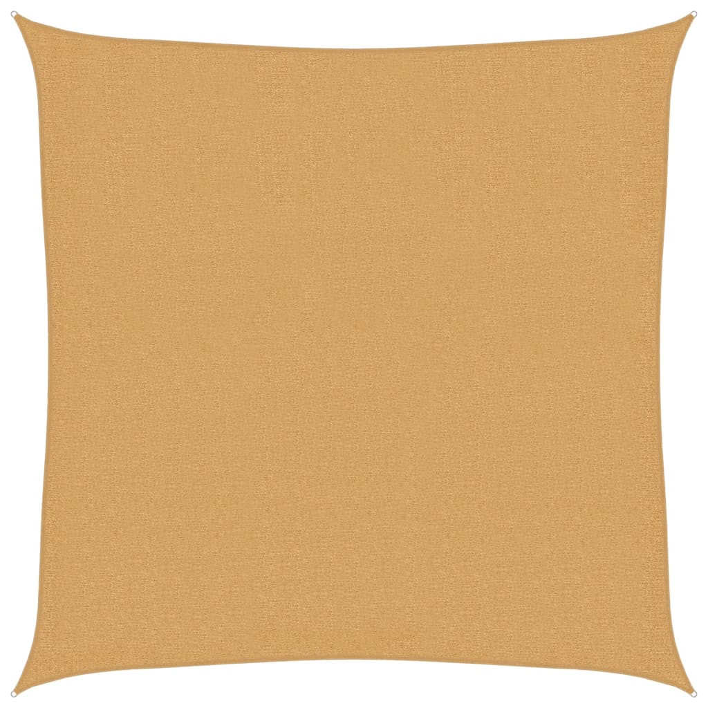 Päikesepuri 160 g/m² kandiline liiv 3,6x3,6 m HDPE
