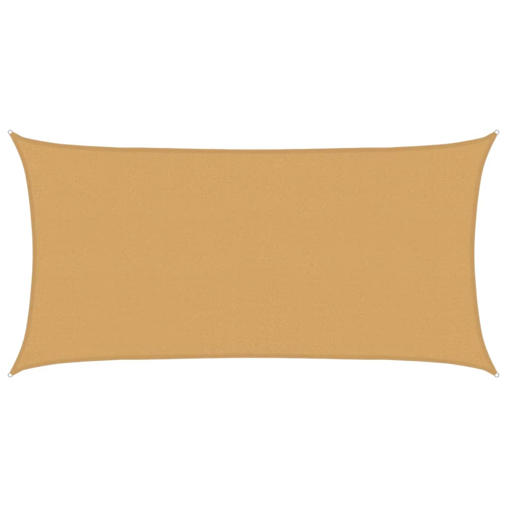Päikesepuri 160 g/m² ristkülik, liiv , 2,5x5 m, HDPE