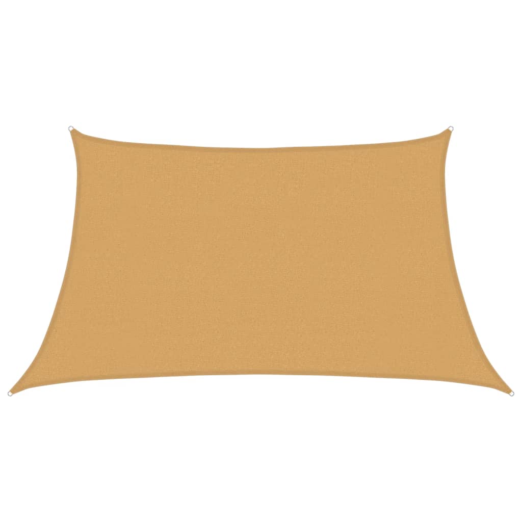 Päikesevari puri 160 g/m² trapets liivakarva 3/4 x 2 m HDPE