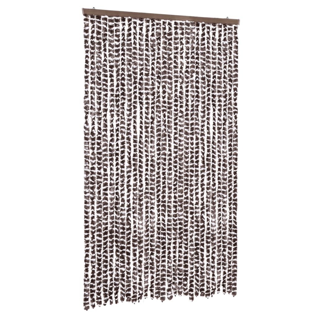 Putukakardin, pruun ja valge, 118x220 cm, šenill