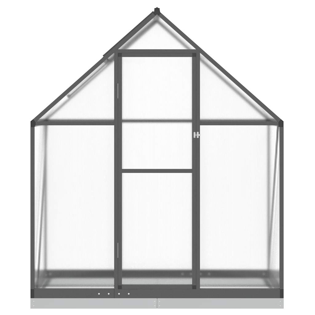Kasvuhoone alusraamiga, antratsiit, 169x58x202 cm, alumiinium
