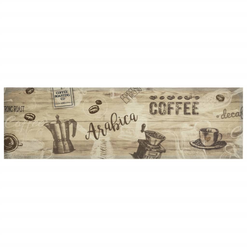 Köögivaip, pestav, coffee, pruun, 45 x 150 cm, samet