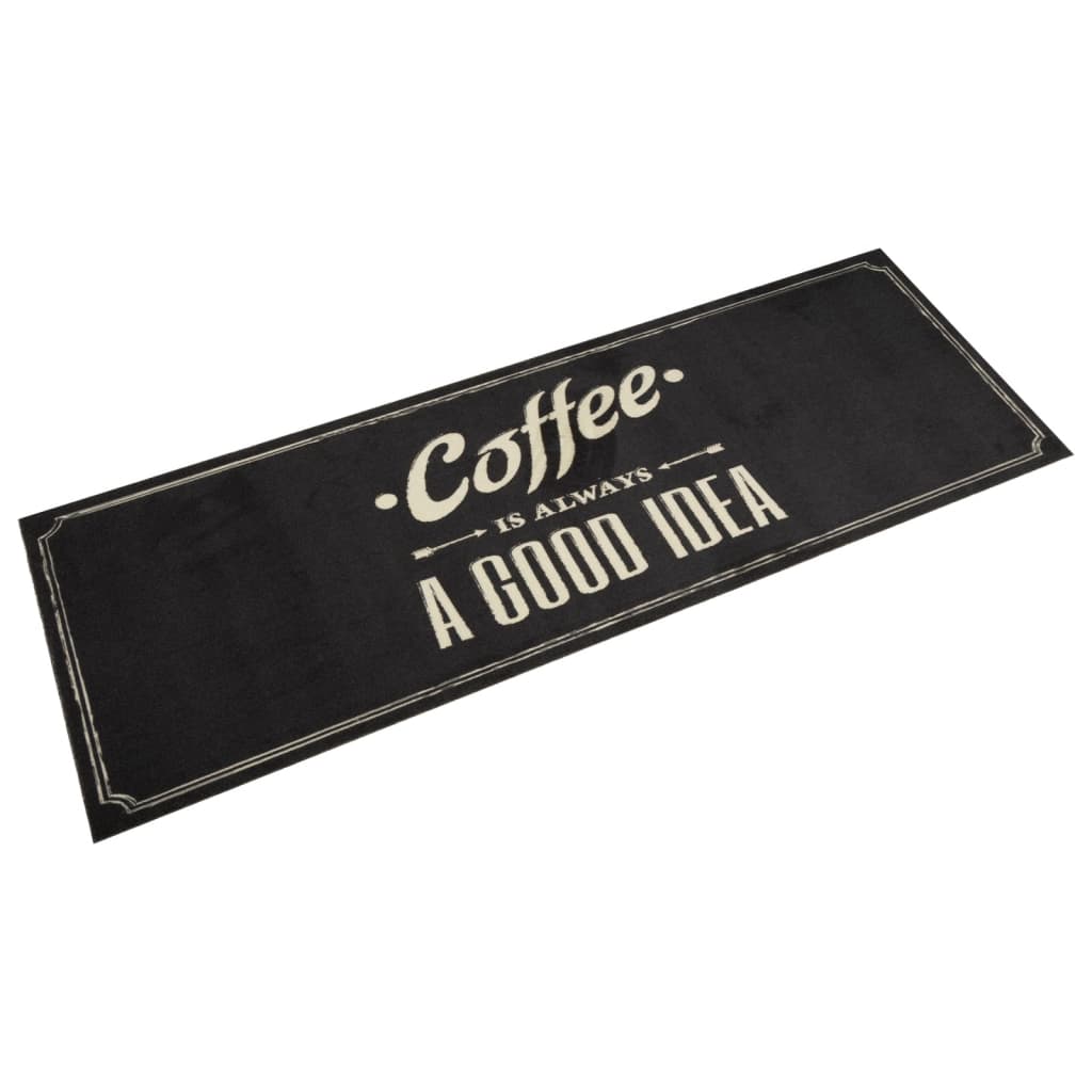 Köögivaip, pestav, Coffee tekst, 60 x 180 cm, samet