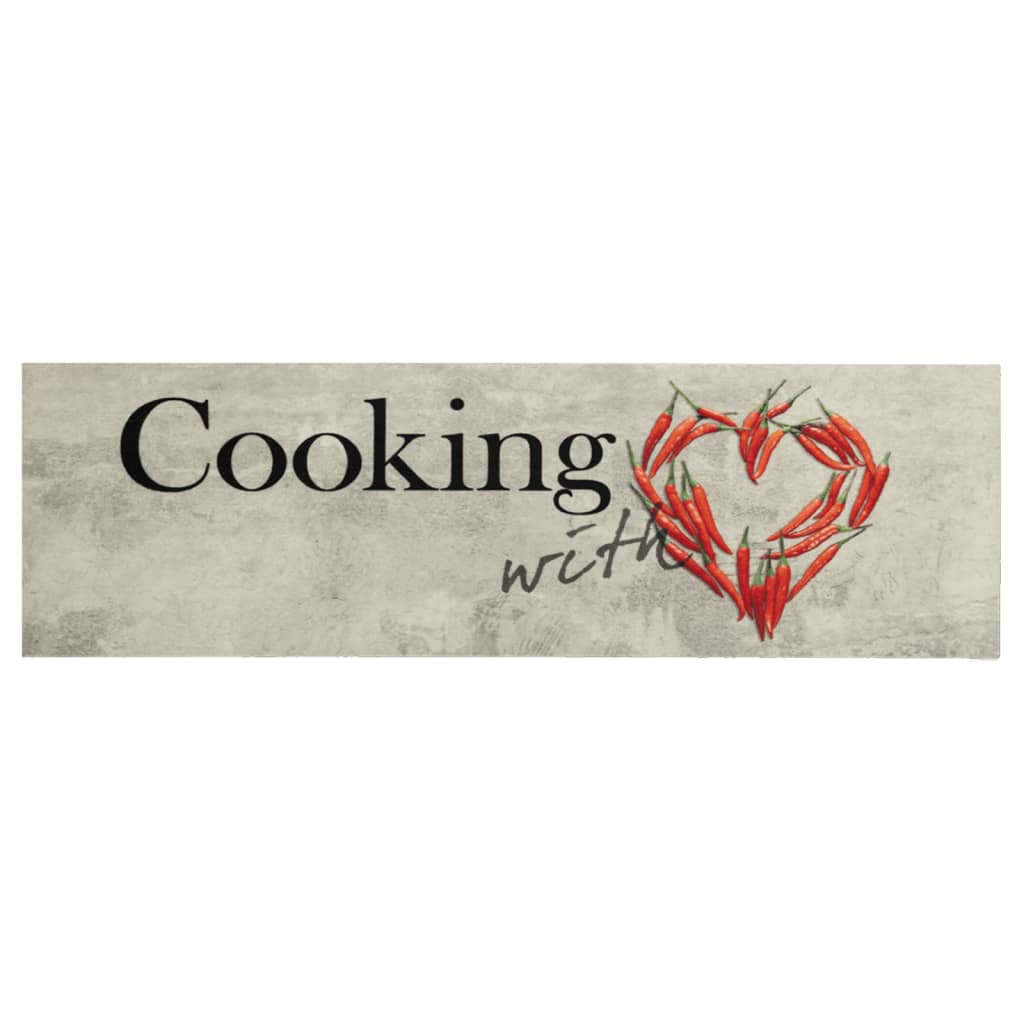 Köögivaip, pestav, cooking ja tšillipipar, 60 x 180 cm, samet