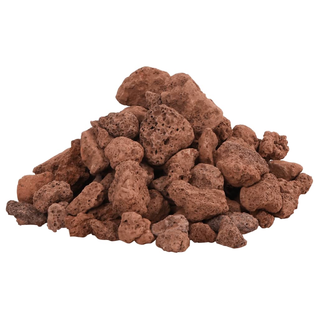 Vulkaanilised kivimid 25 kg, punane, 1-2 cm