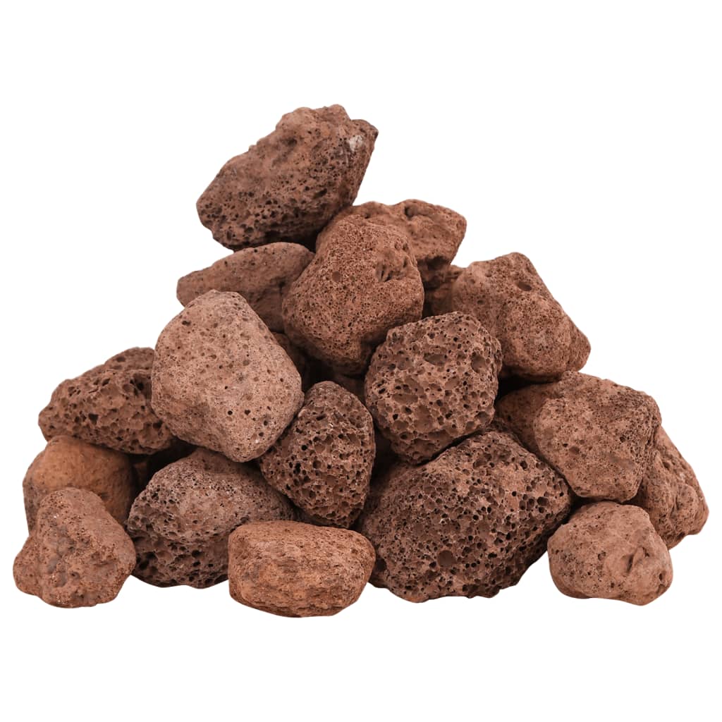 Vulkaanilised kivimid 25 kg, punane, 3-5 cm