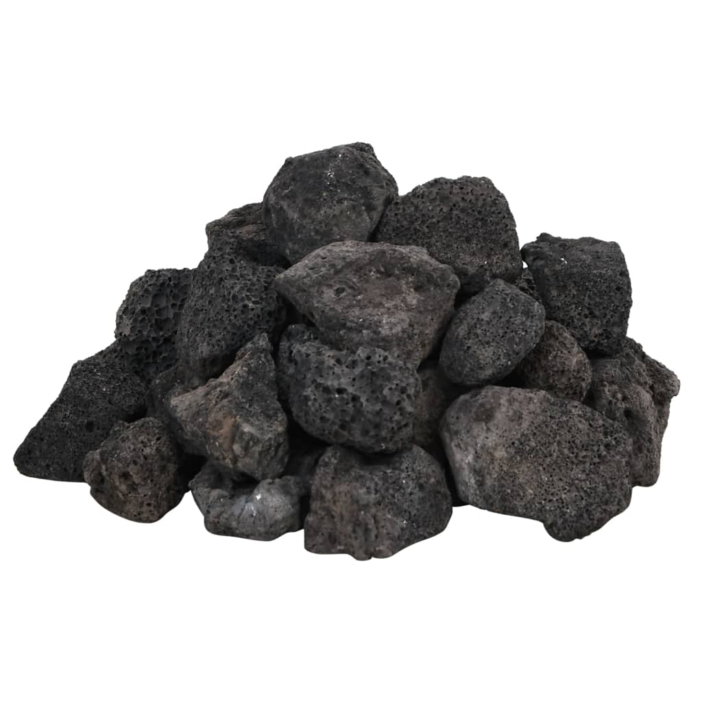Vulkaanilised kivimid 10 kg, must, 3-5 cm