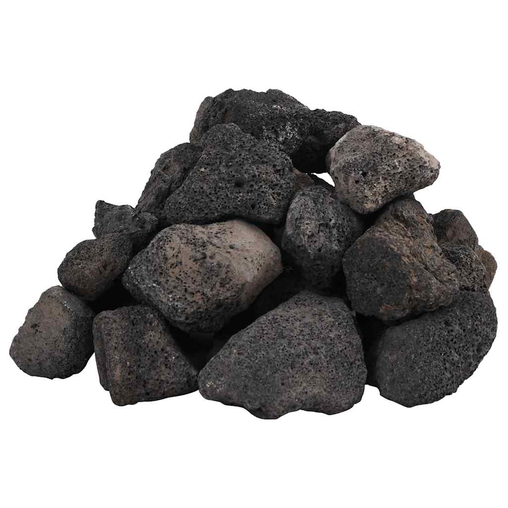 Vulkaanilised kivimid 10 kg, must, 5-8 cm