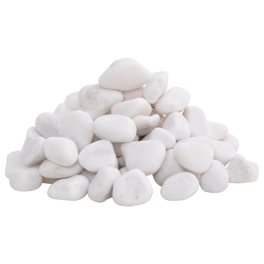 Poleeritud veerkivi 10 kg, valge, 2-5 cm
