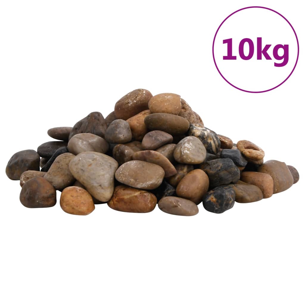 Poleeritud veerkivi 10 kg, erivärvi, 2-5 cm
